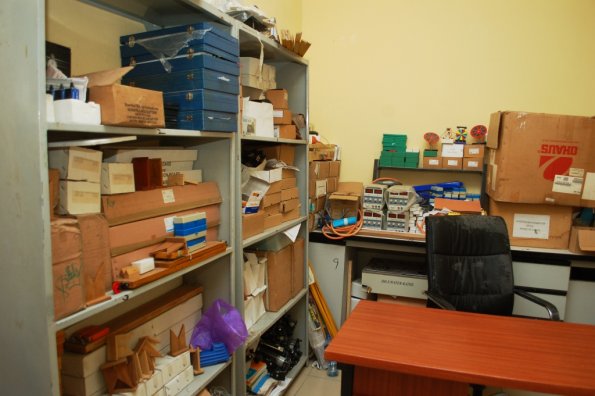 12. A section of the Physics Lab Store